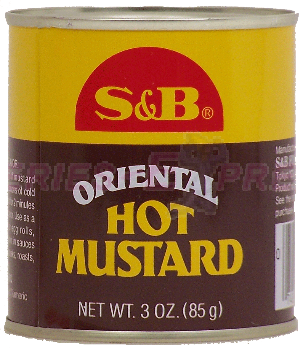 S & B  oriental hot mustard dry powder Full-Size Picture